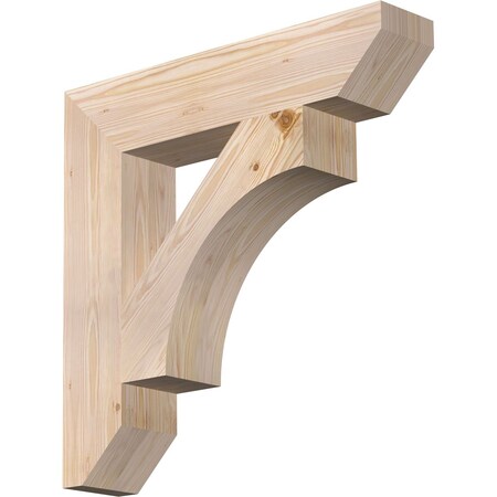 Westlake Slat Smooth Bracket, Douglas Fir, 5 1/2W X 28D X 28H